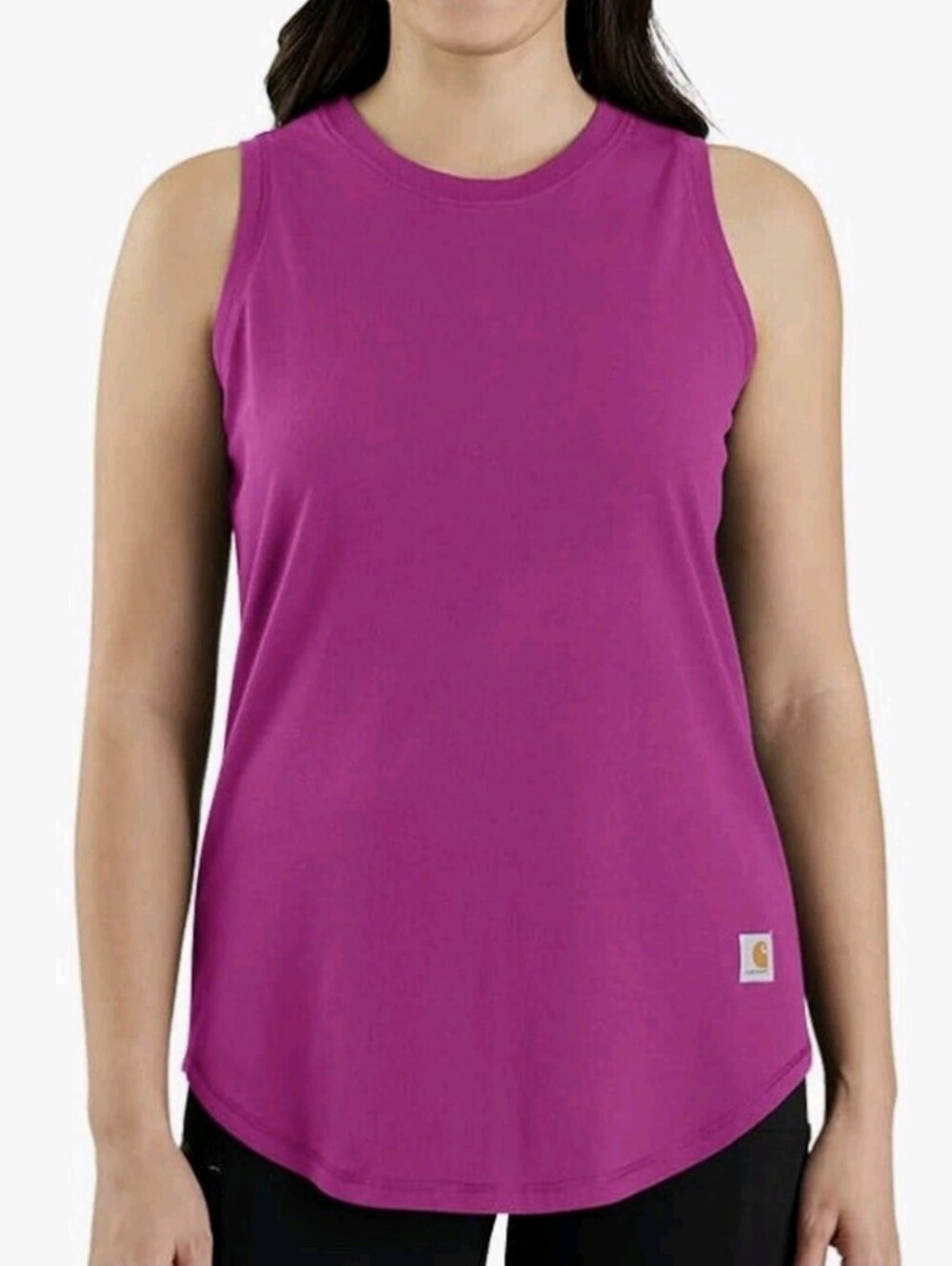 Carhartt Force Relaxed Fit Tank Top Pink Magenta